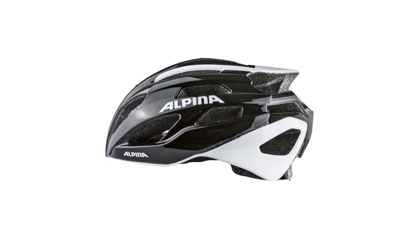 Cyklistická helma Alpina FEDAIA black-white - 4