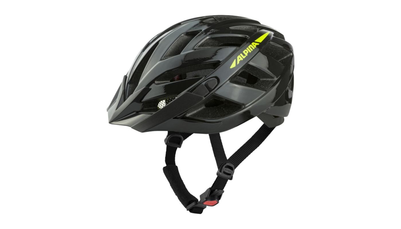 Cyklistická přilba Alpina Panoma 20 black-neon yellow gloss - 1