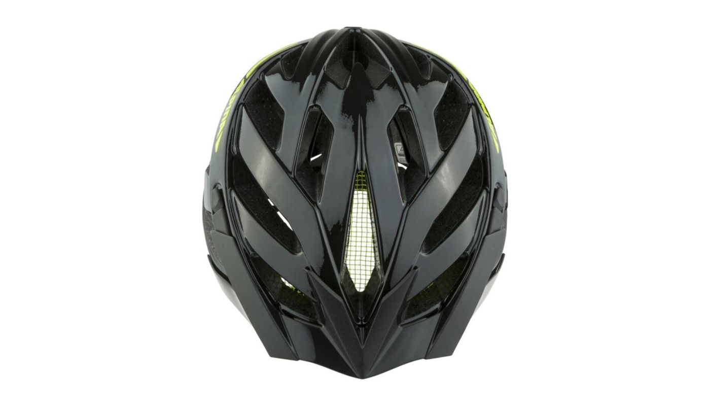 Cyklistická přilba Alpina Panoma 20 black-neon yellow gloss - 2