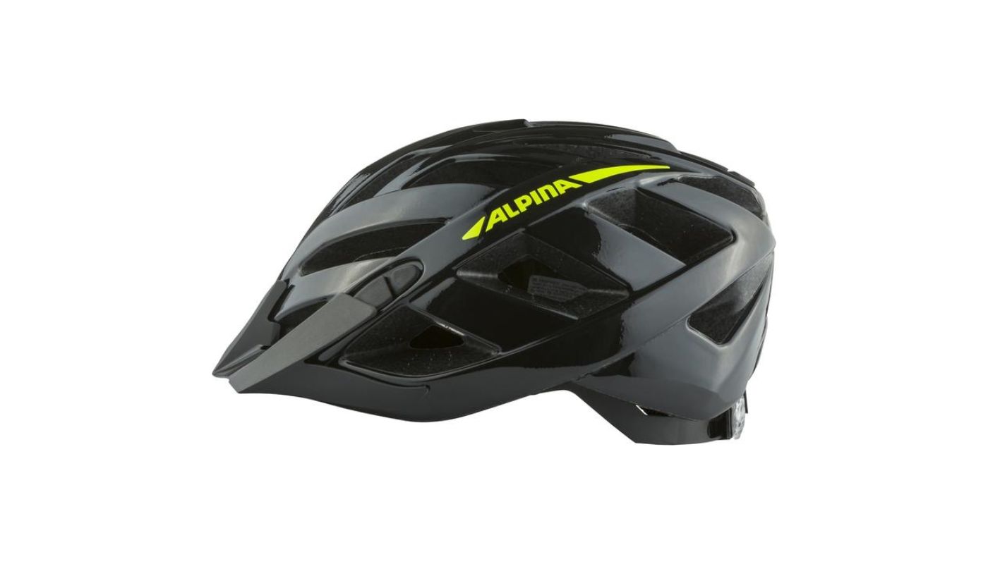 Cyklistická přilba Alpina Panoma 20 black-neon yellow gloss - 4