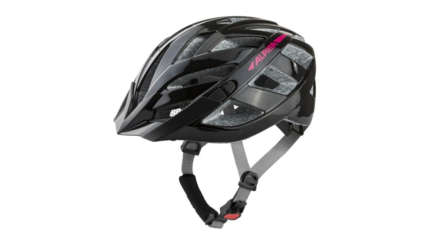 Cyklistická přilba Alpina Panoma 20 black-pink gloss - 1