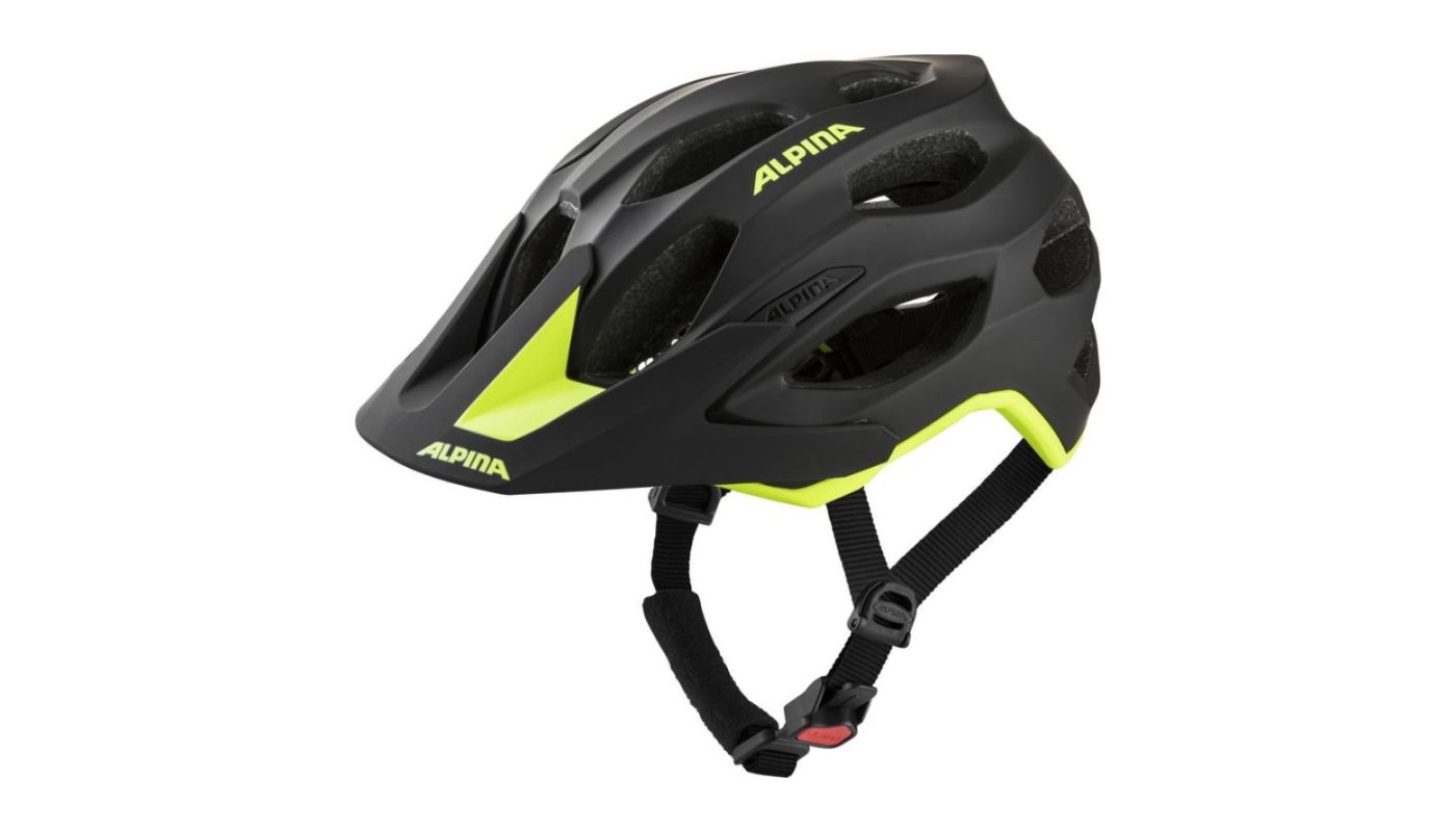 Cyklistická přilba Alpina CARAPAX 2.0 black-neon yellow matt - 1