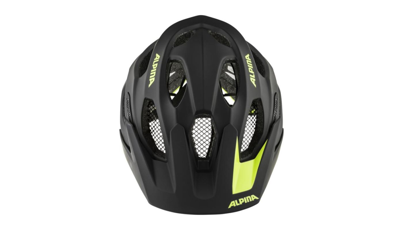 Cyklistická přilba Alpina CARAPAX 2.0 black-neon yellow matt - 2