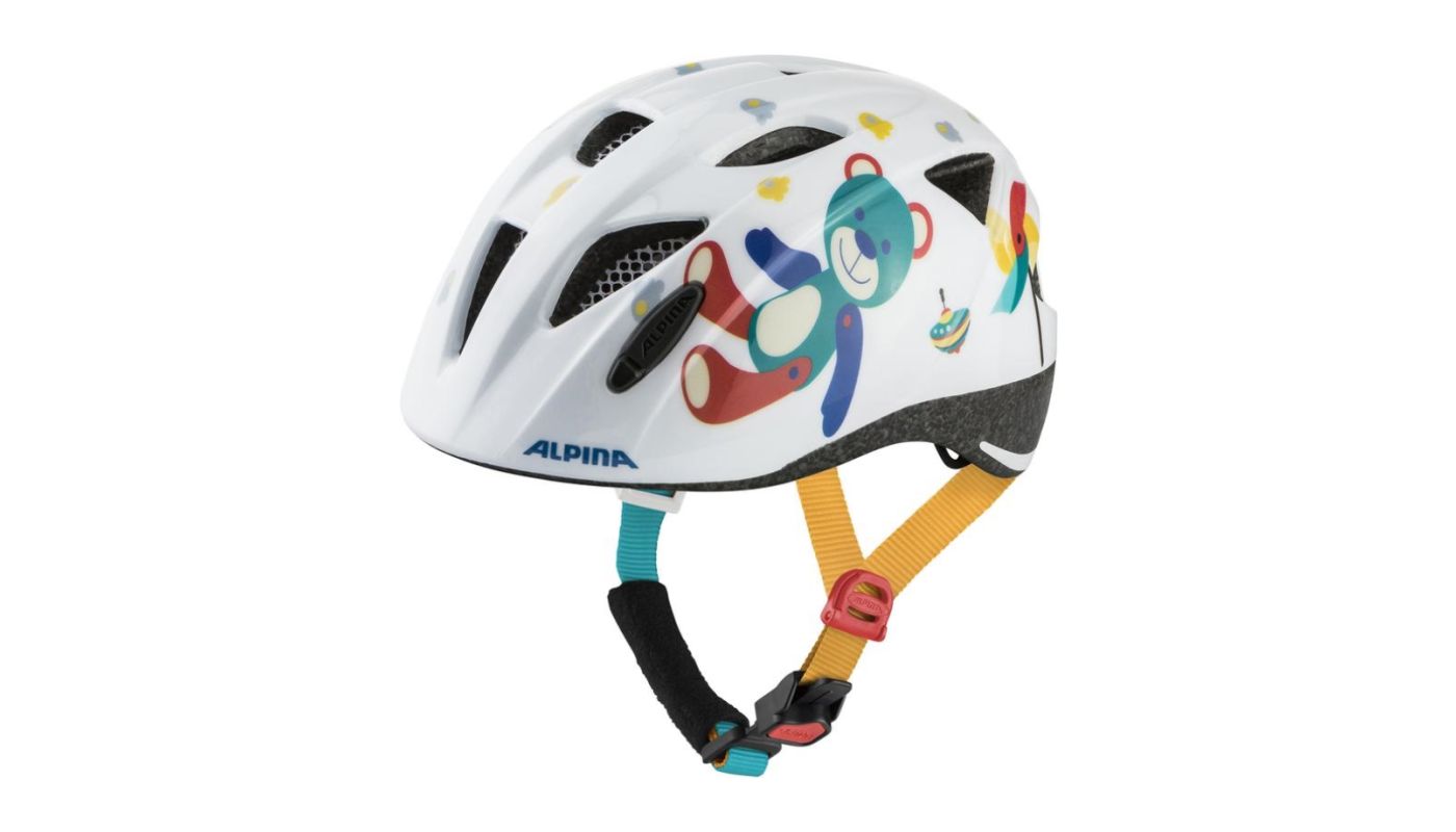 Cyklistická helma Alpina Ximo white bear gloss - 1