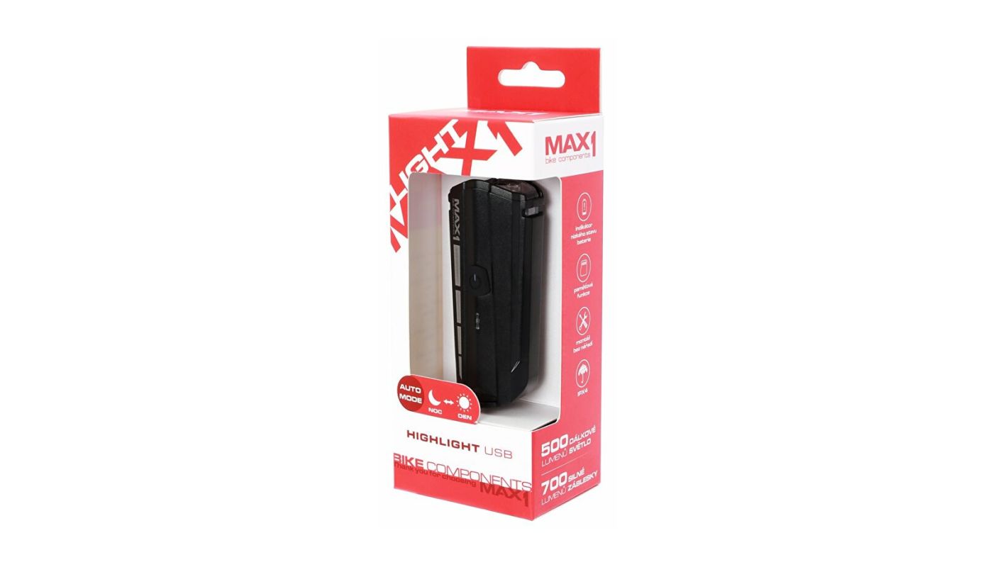 Světlo přední Max1 Highlight USB - 4
