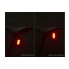 Světlo zad. Cubus USB CobLed 50 lm černá/červené-sklo - 5