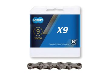 Řetěz KMC X-9.73 šedý, BOX 114 čl. - 1