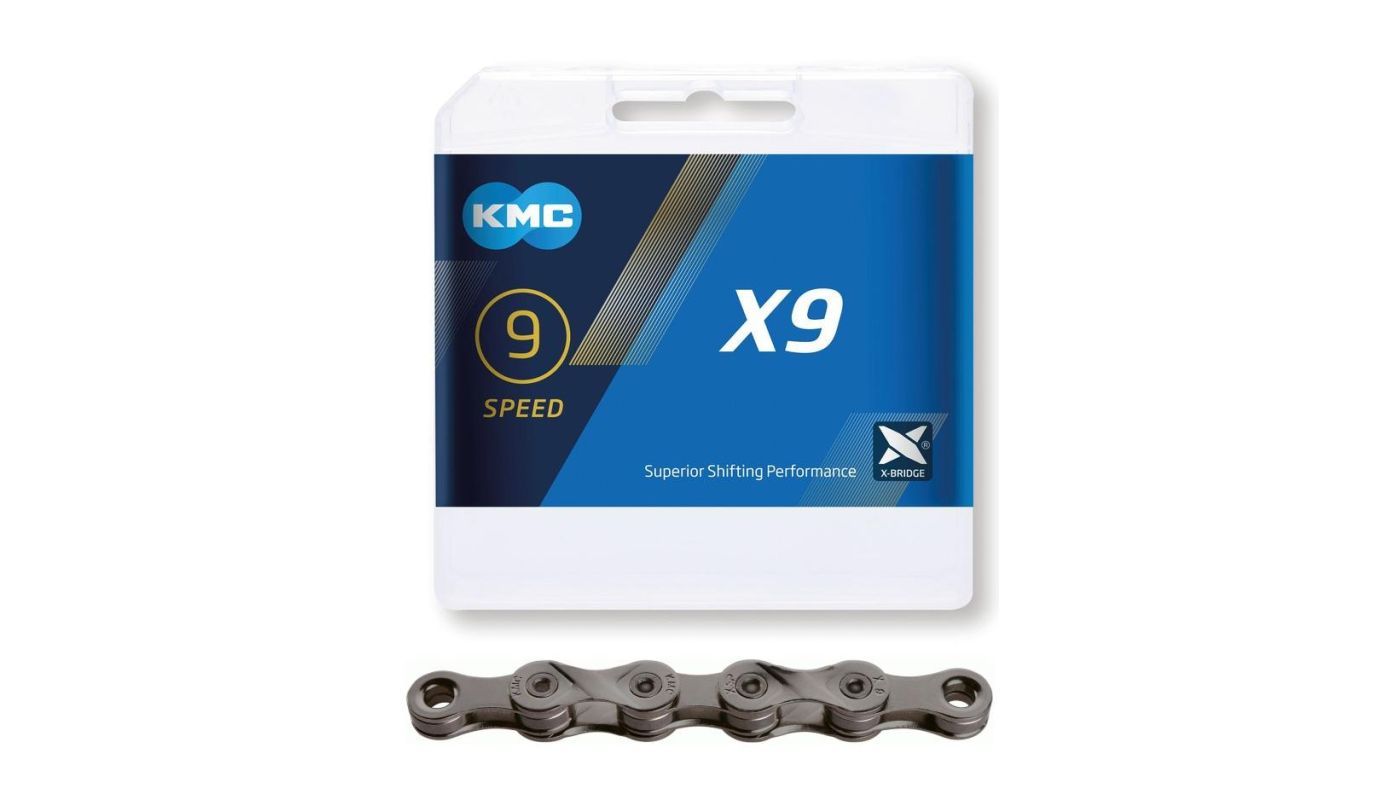 Řetěz KMC X-9.73 šedý, BOX 114 čl. - 1
