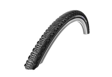 Plášť Schwalbe CX Comp 24x1.75 KevlarGuard černá+reflexní pruh - 1