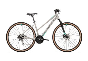 Rock Machine CrossRide 300 lady gloss light grey/dark grey/mint 2022 - 1