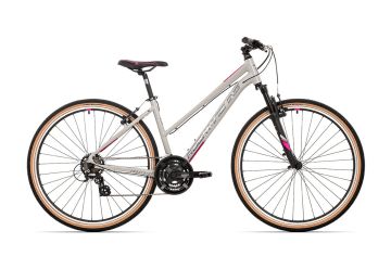 Rock Machine CrossRide 100 lady gloss light grey/dark grey/New pink 2022 - 1