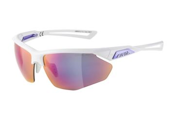 Sportovní brýle Alpina Nylos HR,white-purple - 1