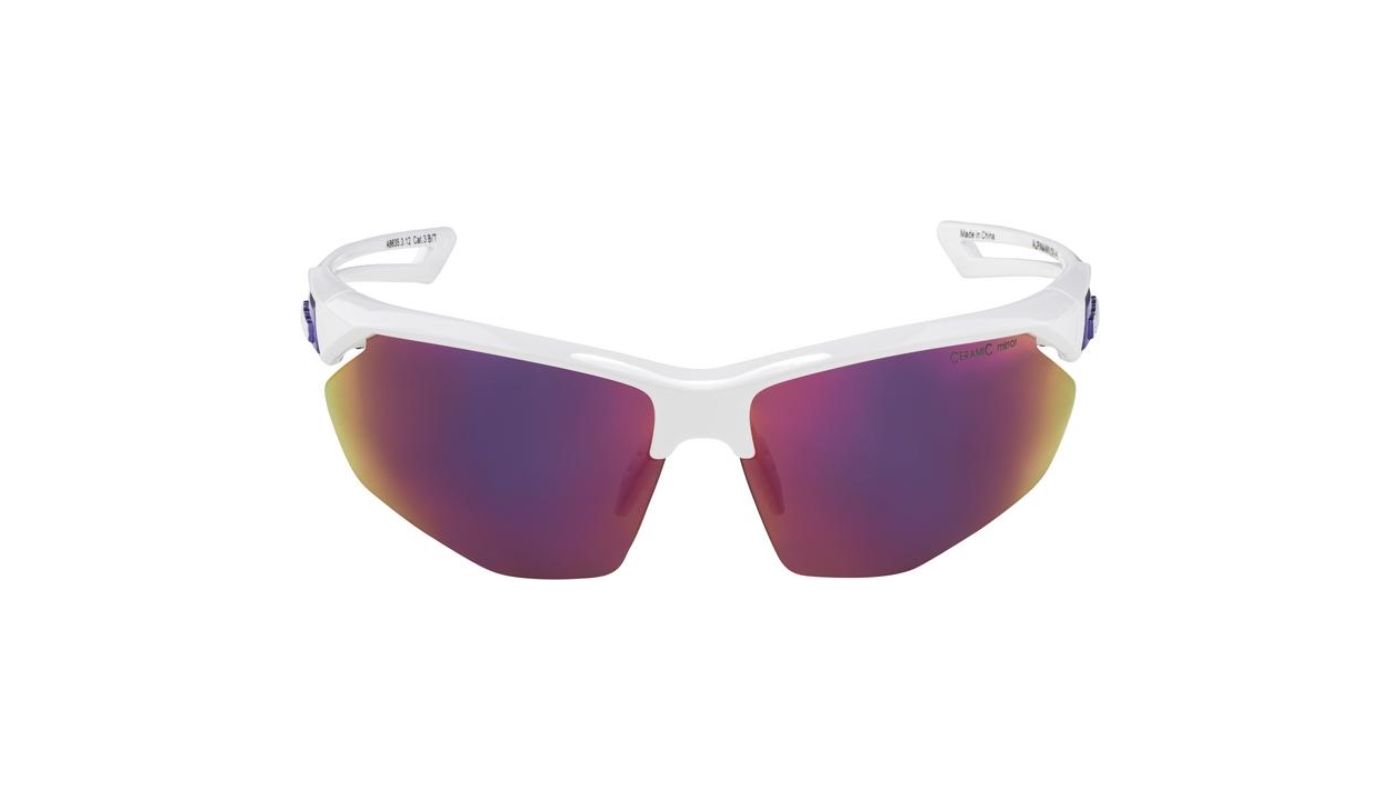 Sportovní brýle Alpina Nylos HR,white-purple - 3