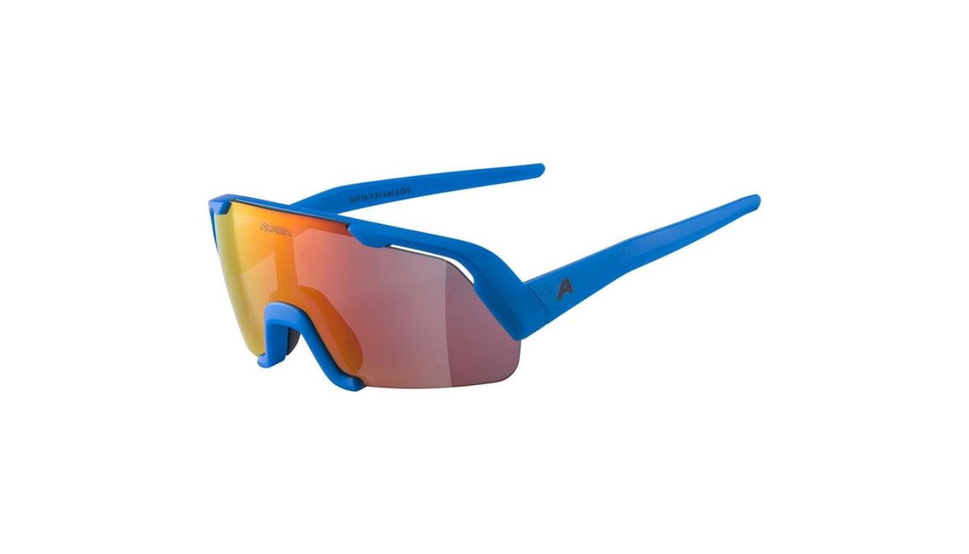 Juniorské sportovní brýle Alpina Rocket Youth blue matt - 1