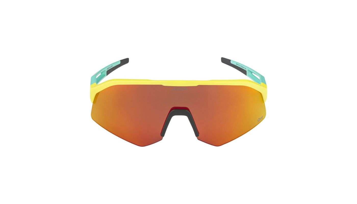 Sportovní brýle Alpina SONIC HR Q-LITE yellow-turquoise matt - 2