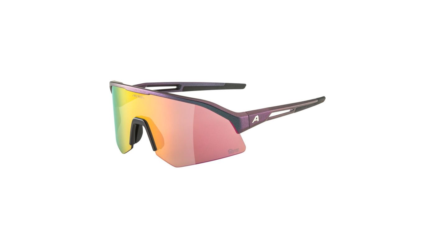 Sportovní brýle Alpina SONIC HR Q-LITE black-purple metallic matt - 1