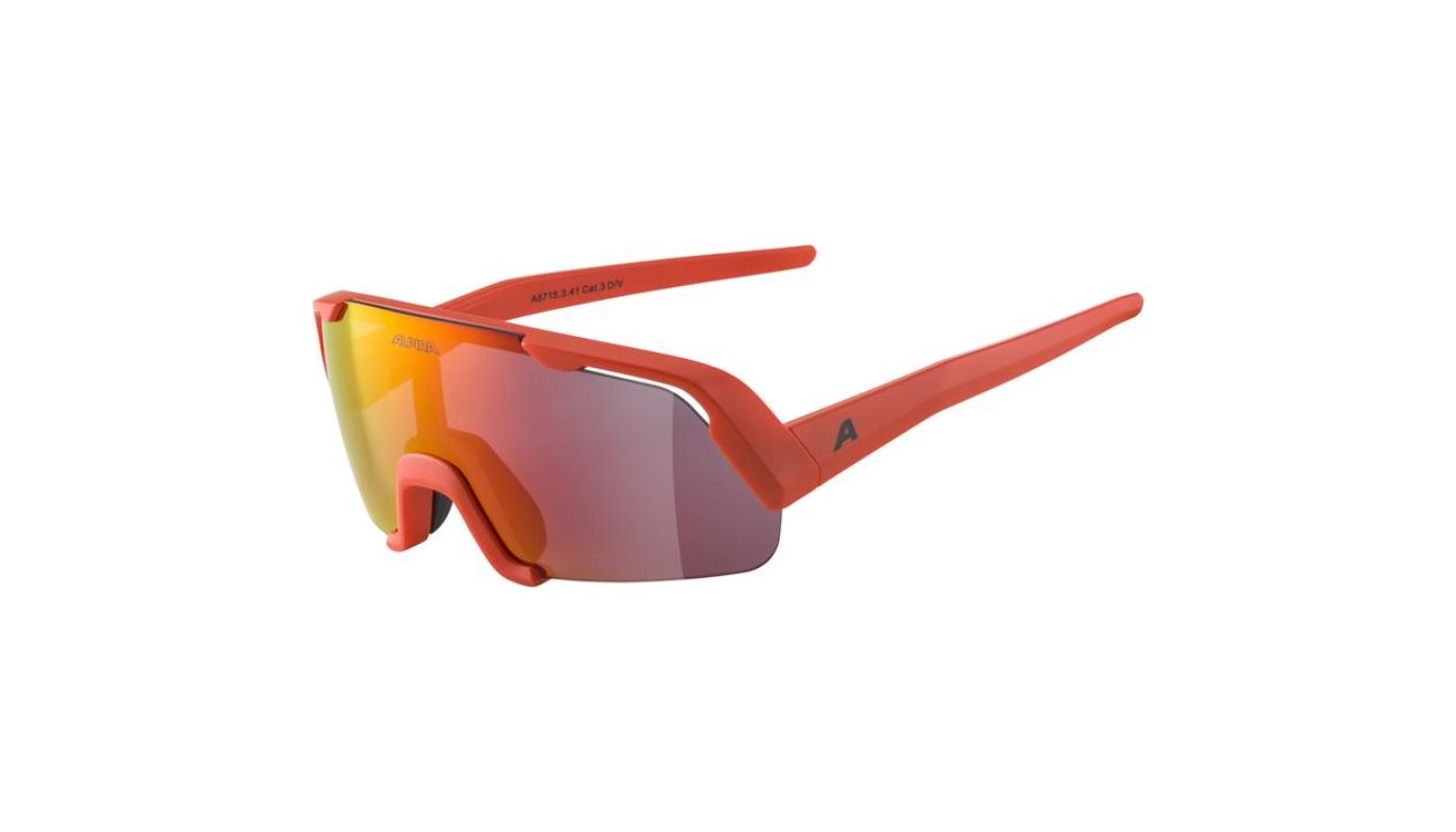 Juniorské sportovní brýle Alpina Rocket Youth pumpkin-orange matt - 1