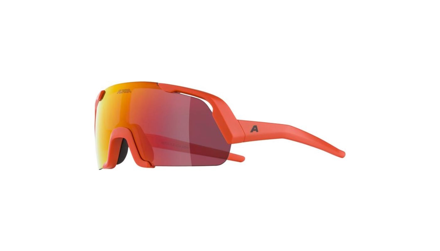 Juniorské sportovní brýle Alpina Rocket Youth pumpkin-orange matt - 2