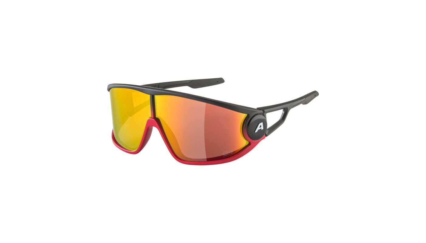 Sportovní brýle Alpina LEGEND Q-LITE black red matt - 1