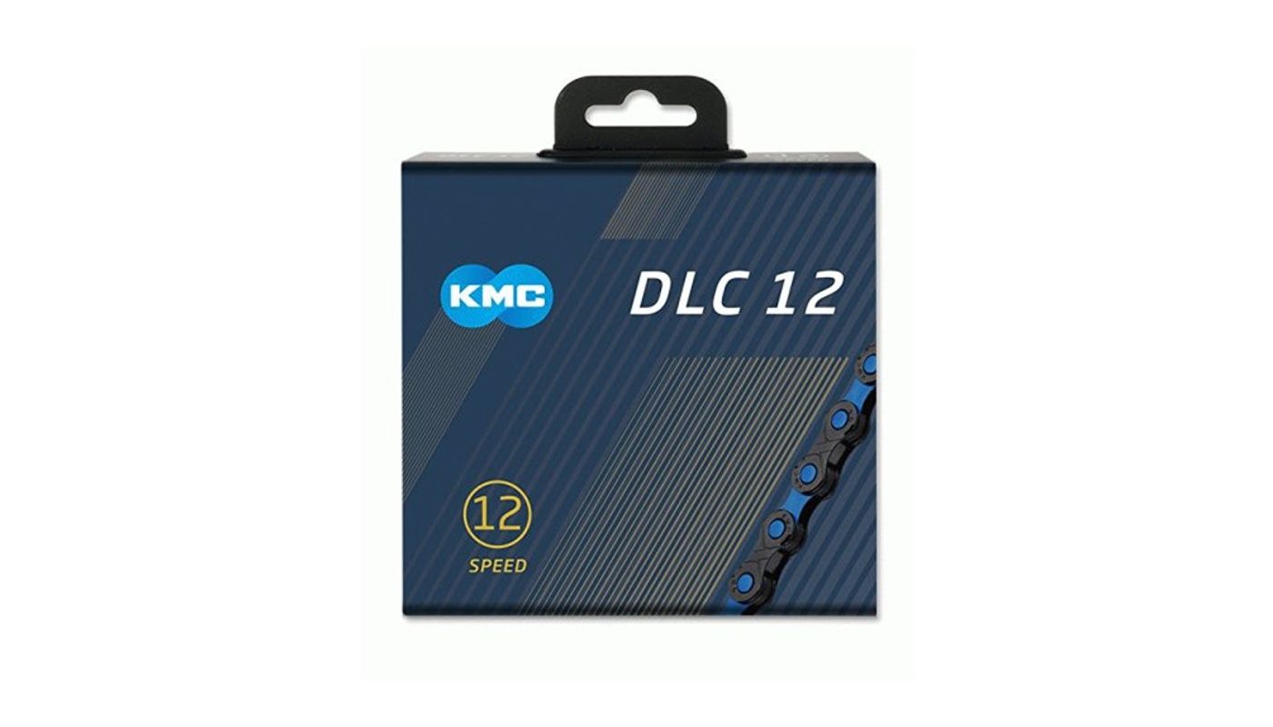 Řetěz KMC DLC 12 Super Light modro/černý v krabičce 126 čl. - 2