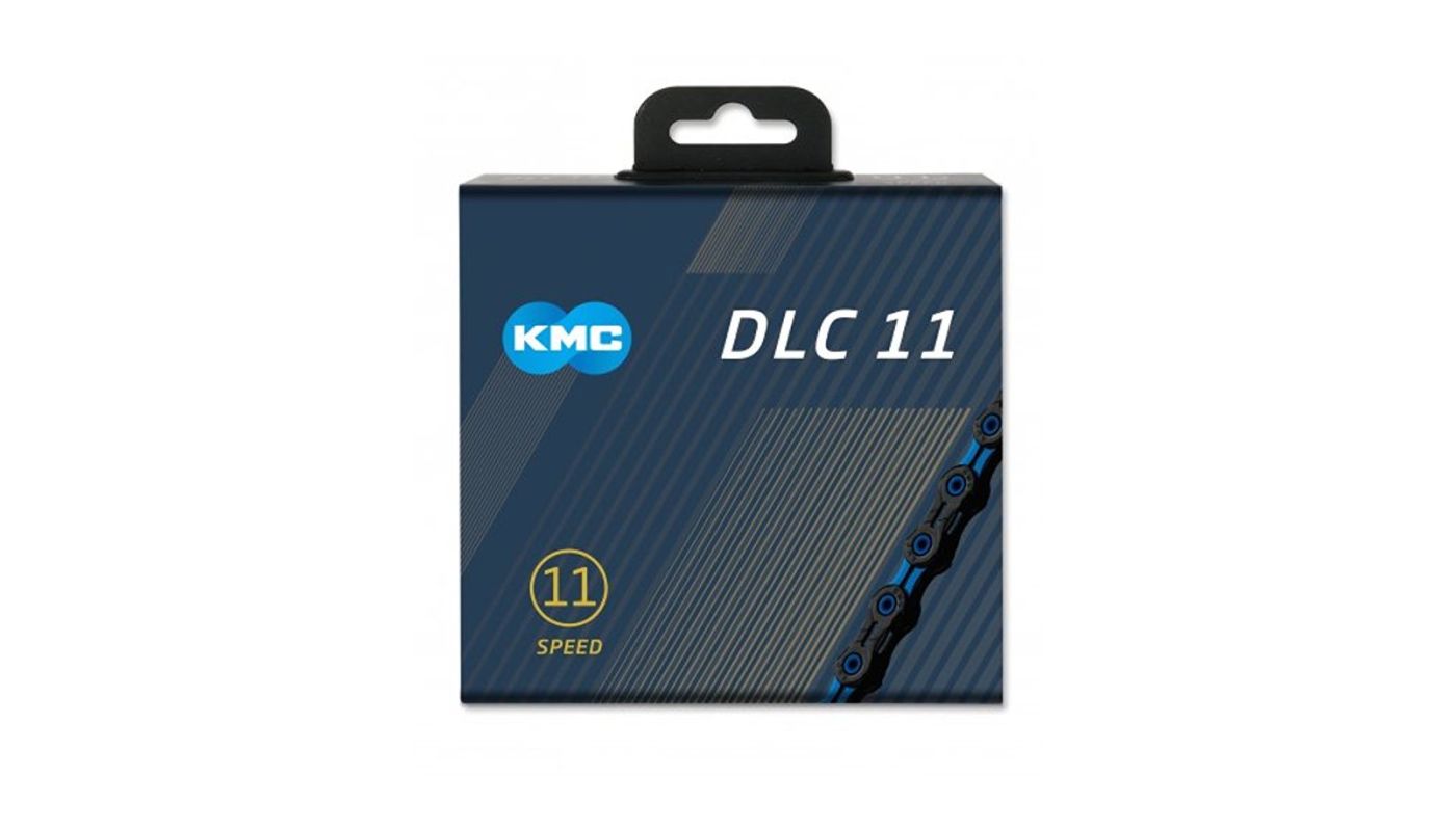 Řetěz KMC DLC 11 Super Light modro/černý v krabičce 118 čl. - 2