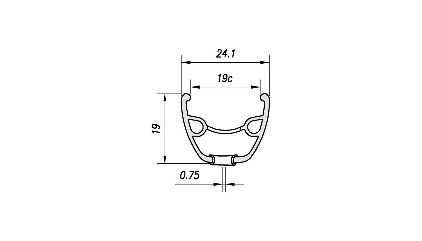 Ráfek MACH1 29" Neo disc 32děr/1nýt černý 622x19 - 2