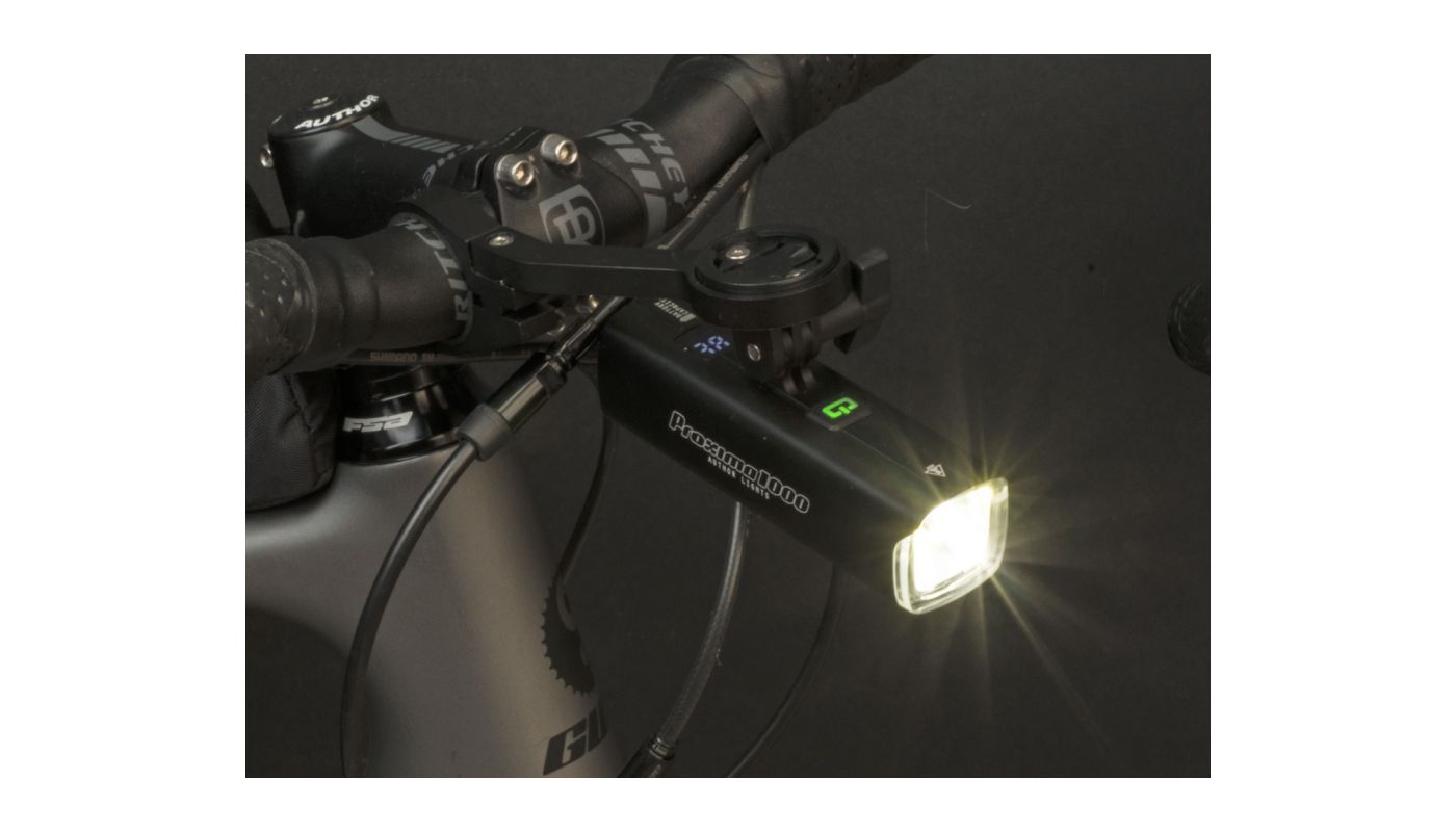 Světlo př. PROXIMA 1000 lm / GoPro clamp USB Alloy černá - 2