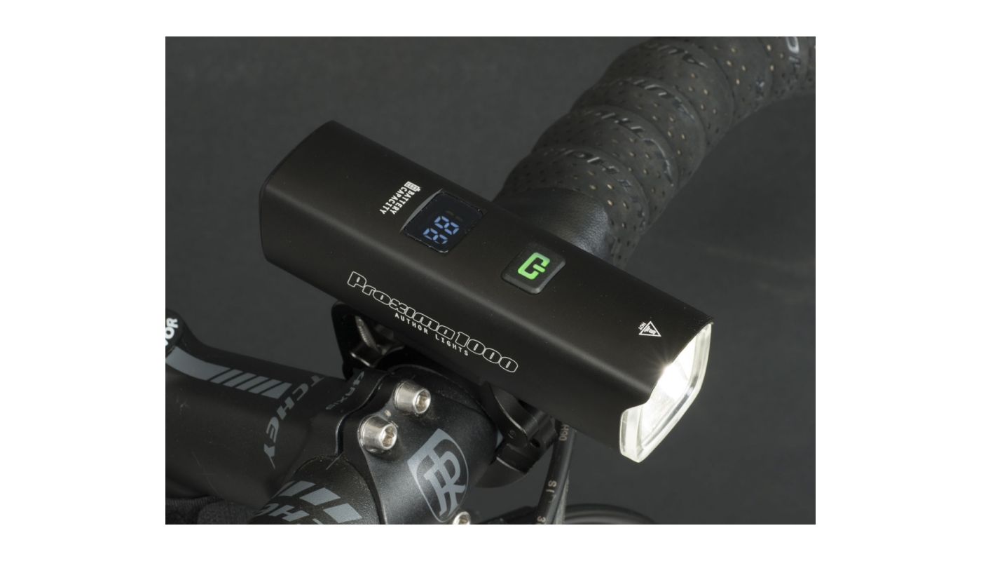 Světlo př. PROXIMA 1000 lm / HB 22-38 mm USB Alloy černá - 3