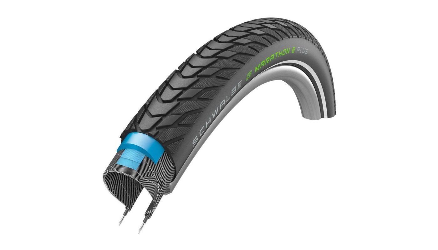 Plášť Schwalbe Marathon E-plus 47-622 SmartGuard reflexní pruh - 1