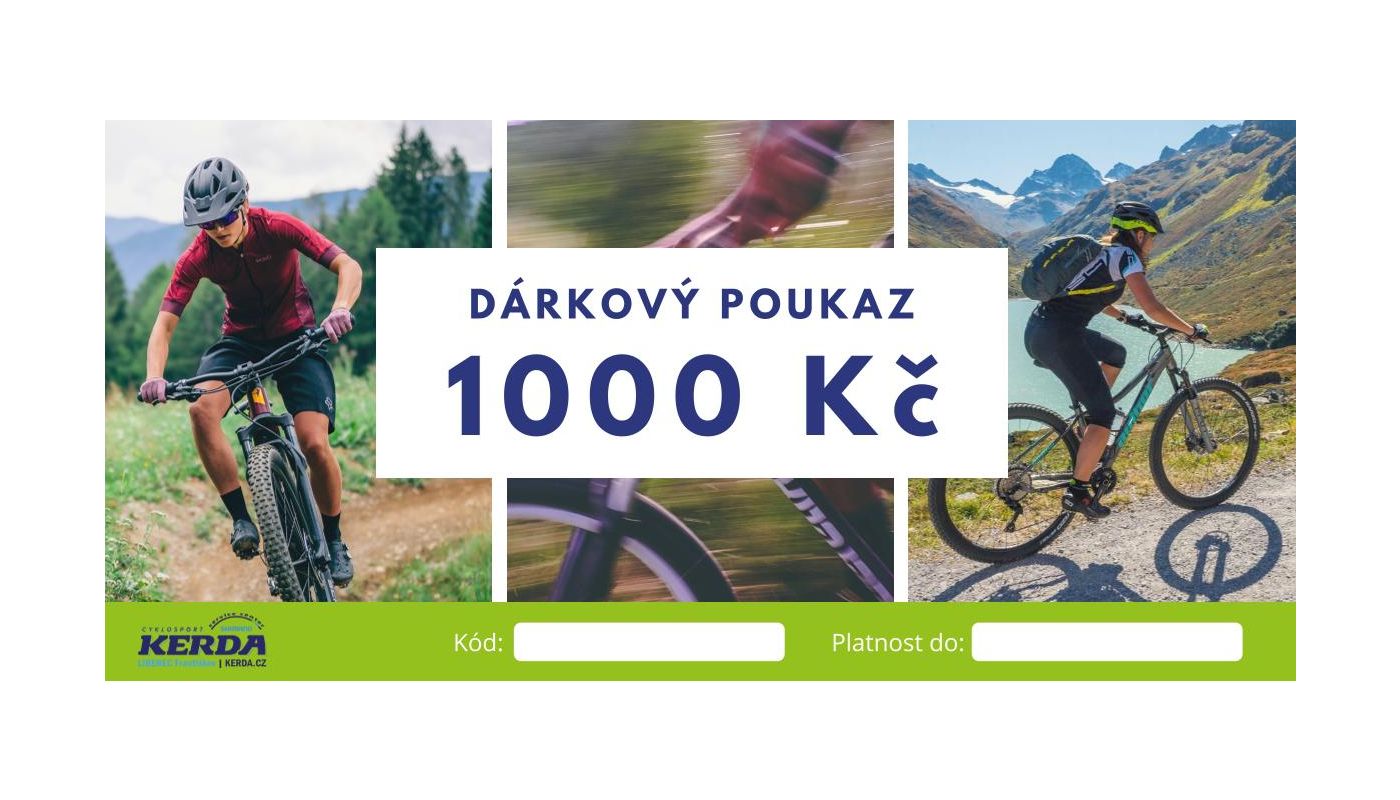 Dárkový poukaz v hodnotě 1000Kč - 1