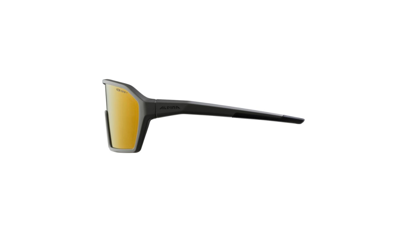 Sportovní brýle ALPINA RAM HM+, coffeegrey matt, gold mirror S3 - 3