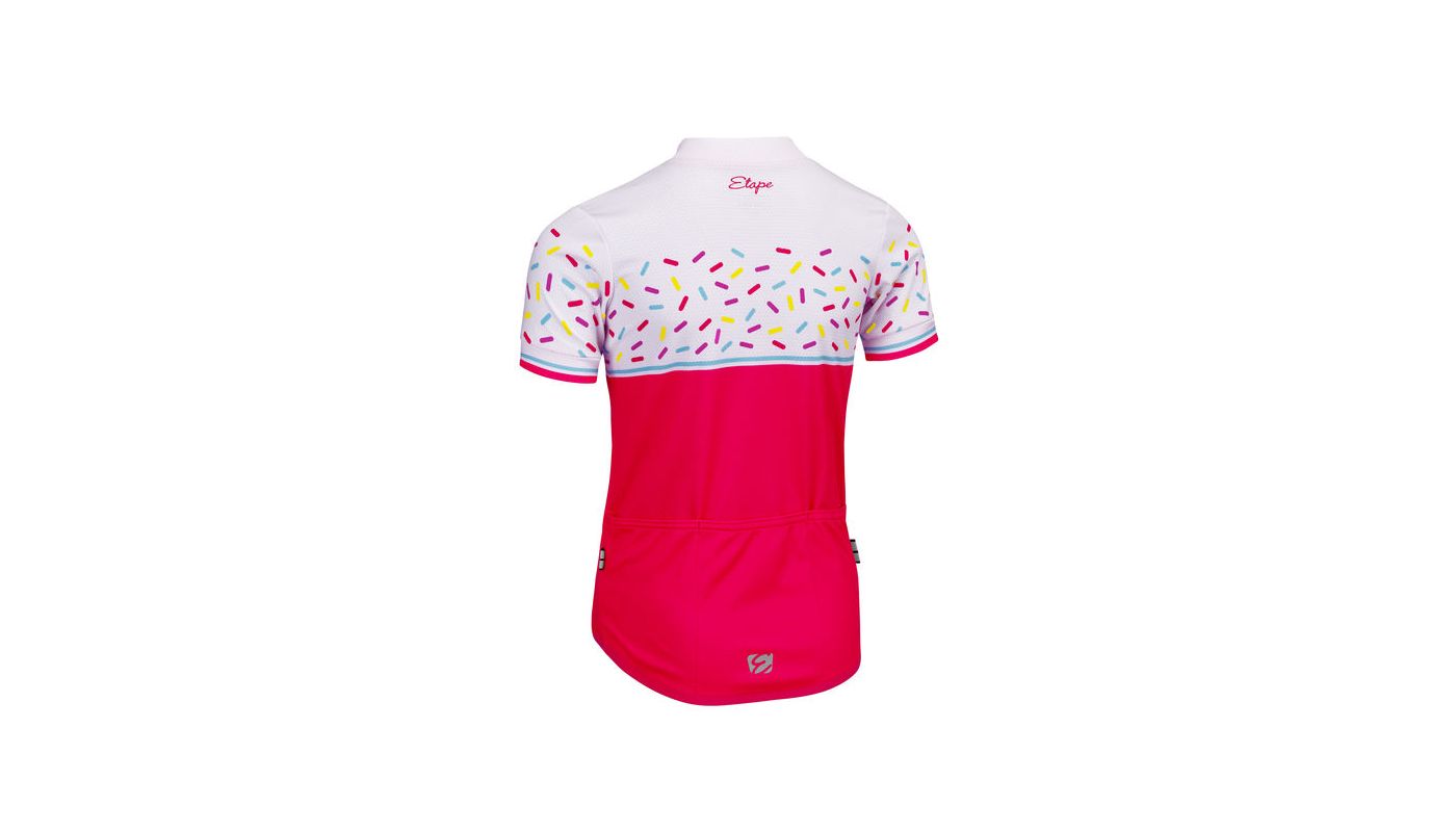 Etape – dětský dres RIO, růžová/bílá - 2