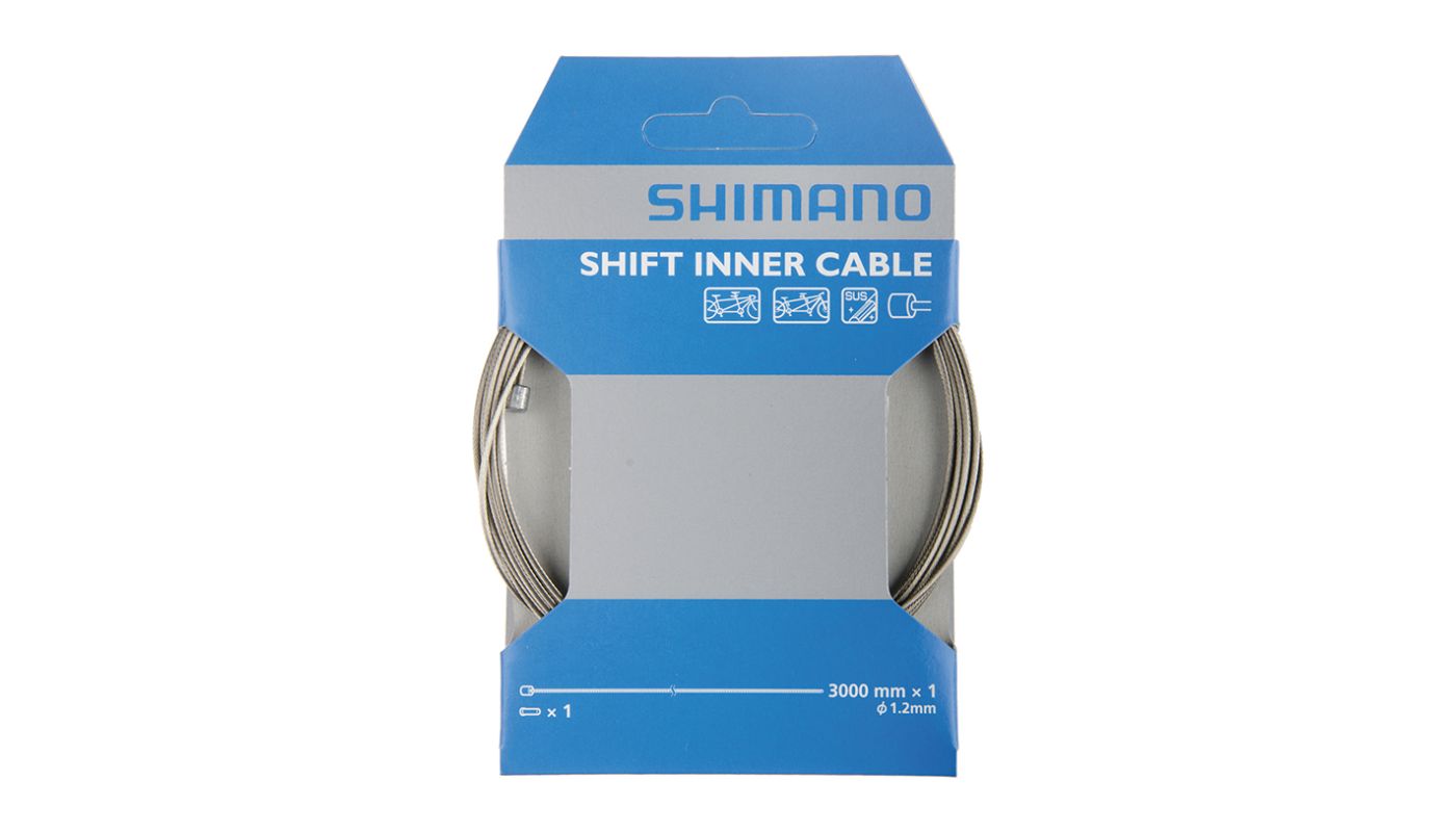 Lanko Shimano Řadící 1,2mm x 3,0m - Nerezové lanko pro tandemová kola - 1