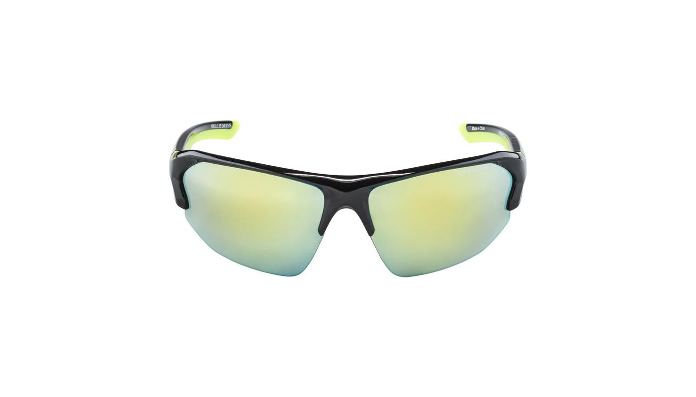 Sportovní brýle Alpina Lyron HR, black-neon yellow gloss - 1