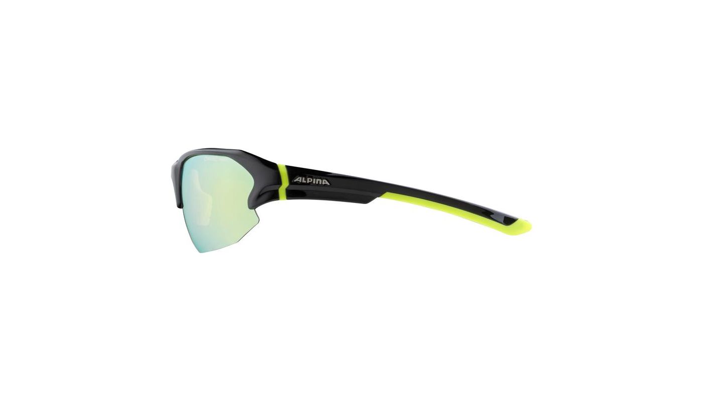 Sportovní brýle Alpina Lyron HR, black-neon yellow gloss - 2