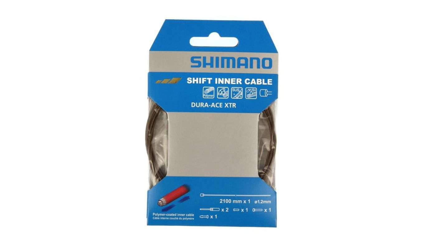 Lanko Shimano Řadící 1,2mm x 2,1m - s polymerovým povlakem - 1