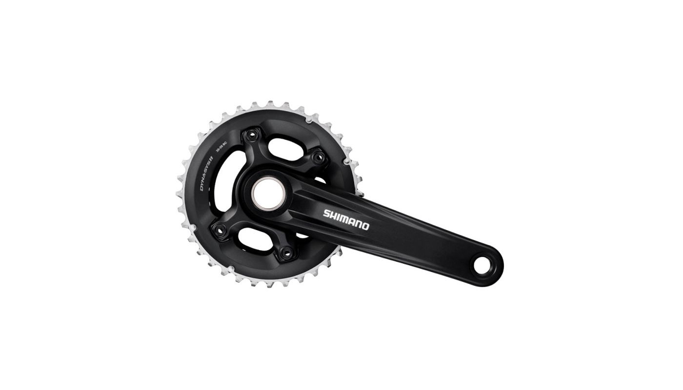 Kliky Shimano FC-MT600 36/26 Černé (2x11) včetně osy - 1