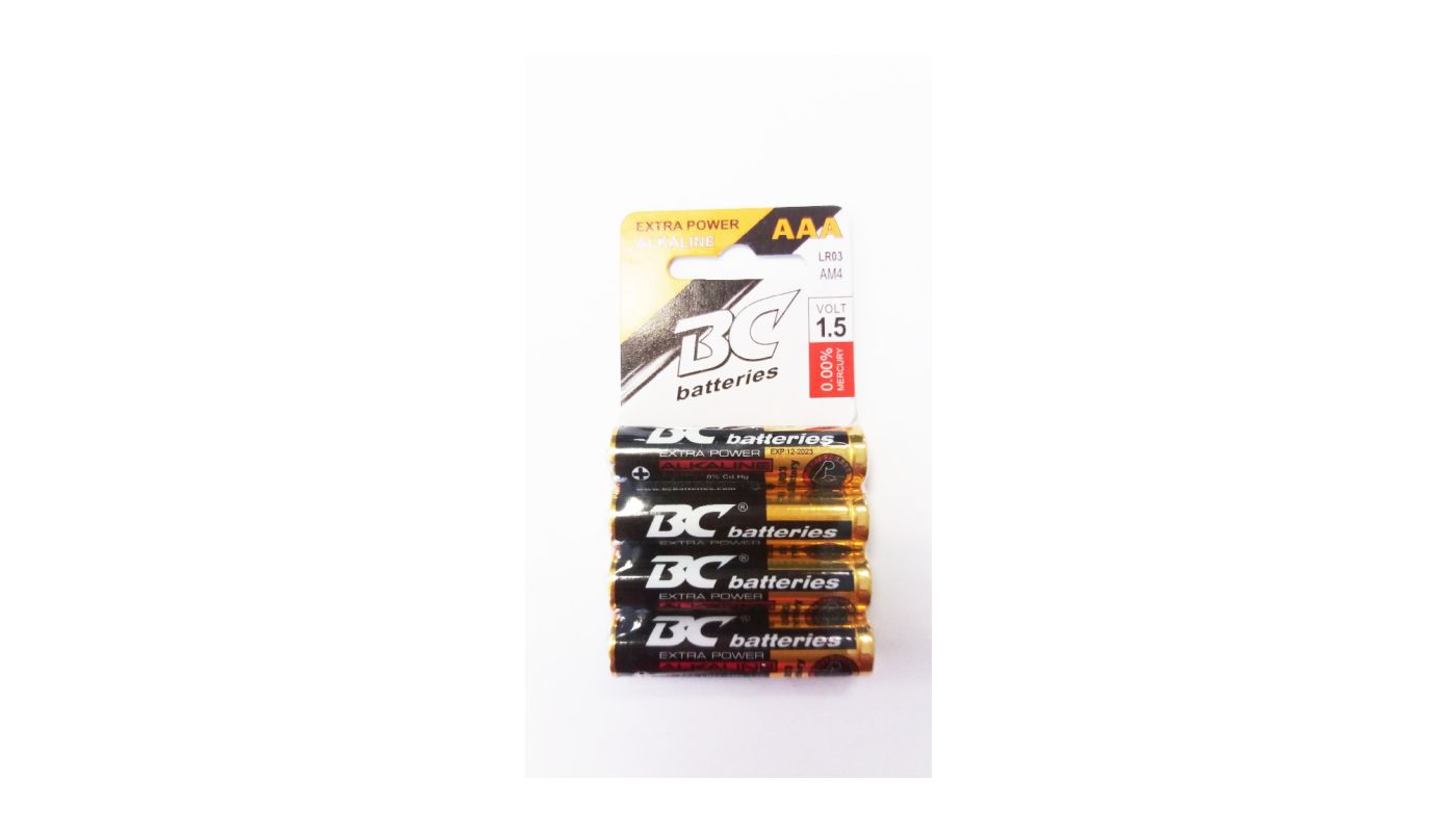 BC Batteries - LR03 1,5V AAA 4KS - 1