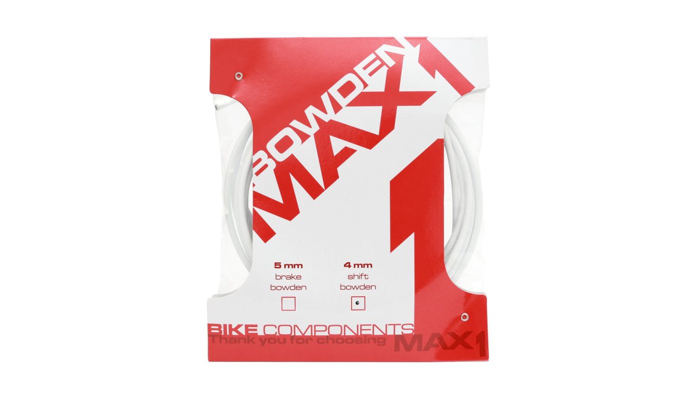 Bowden Max1 4mm bílý balení 3m - 1