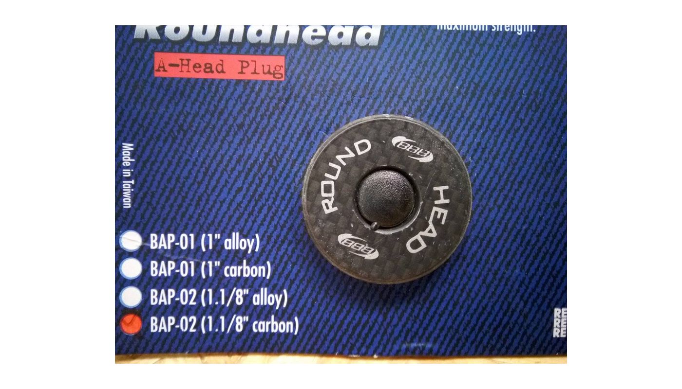 Zátka BBB - BAP-02 Roundheat Carbon mat. - 1