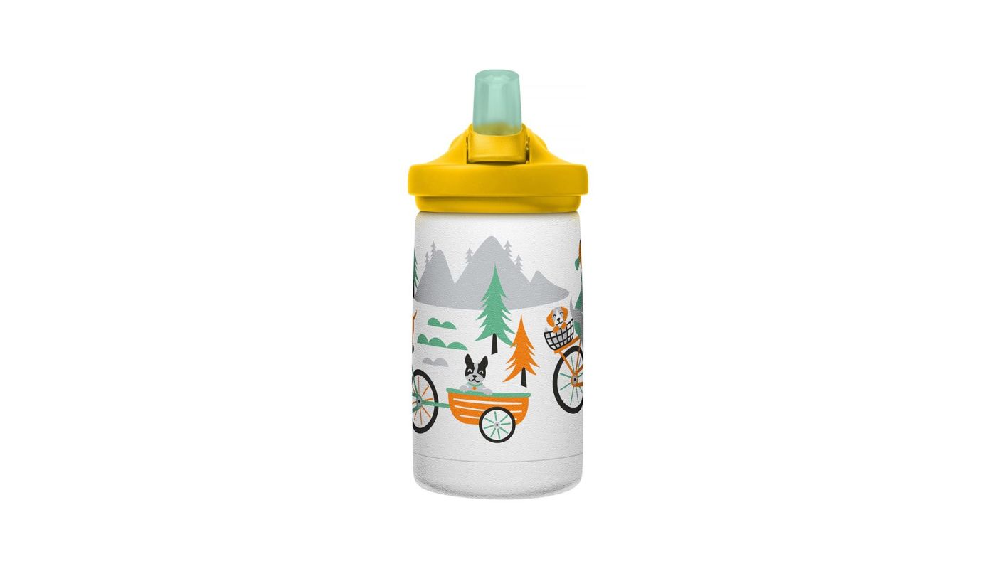 Láhev CamelBak Eddy+ Kids Vacuum Stainless 0,35l Biking Dogs - 2